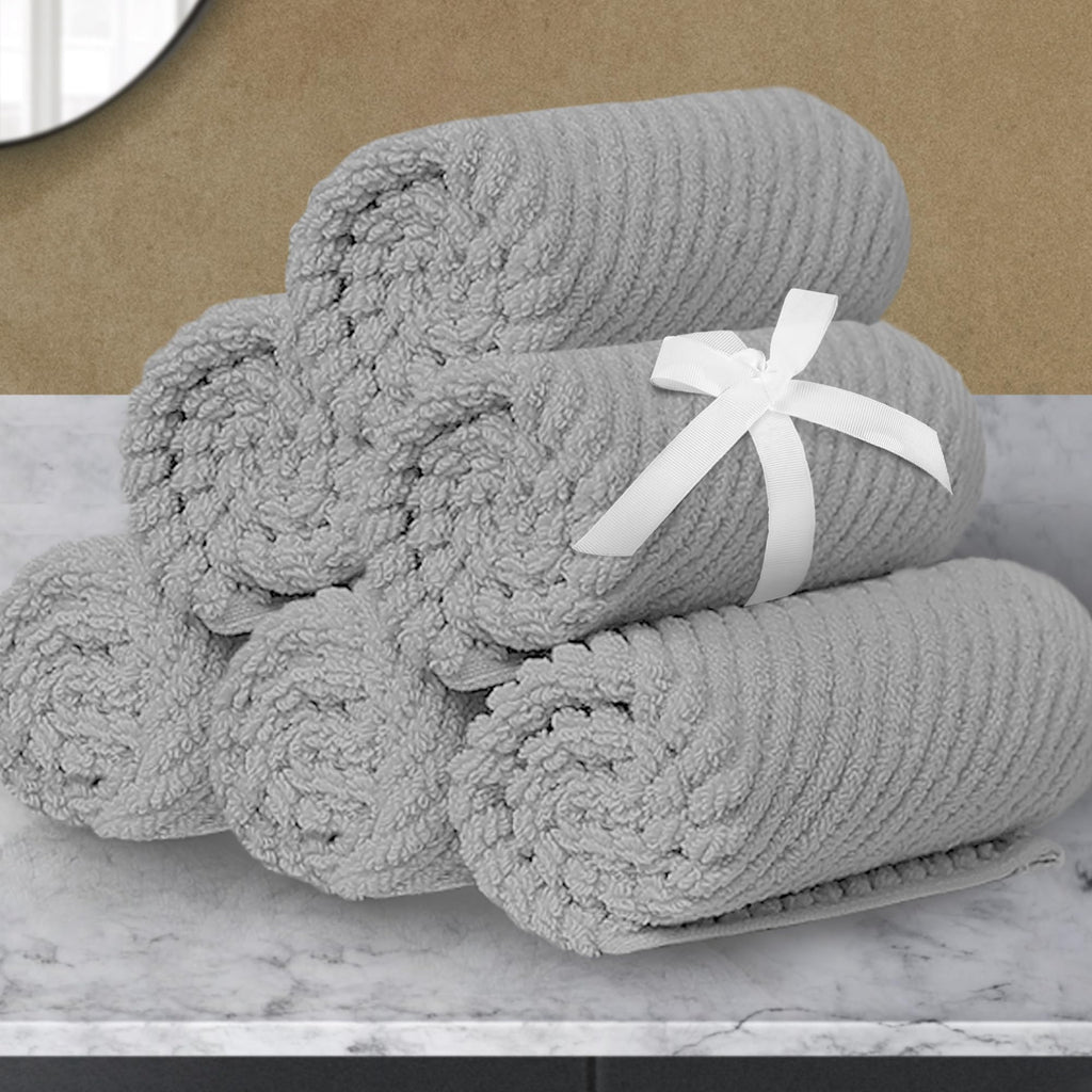 VOOVA & MOVAS Hand Towels for Barthroom, 18x28 in, Soft, Deep Turquoise