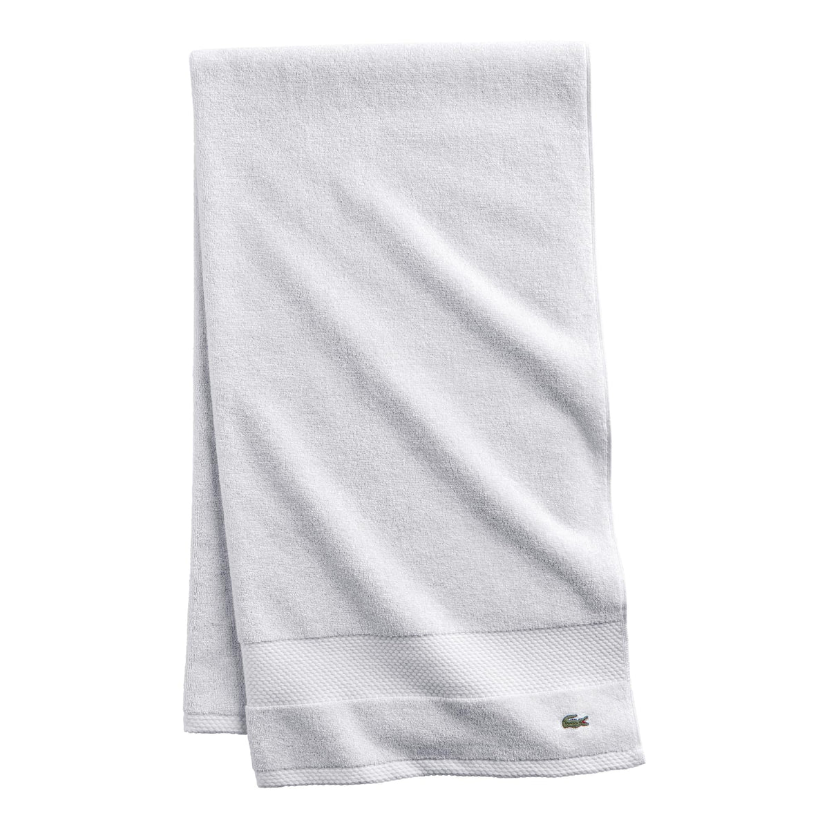 Lacoste Heritage 100% Supima Cotton Bath Towel 30" x 54", Celestial