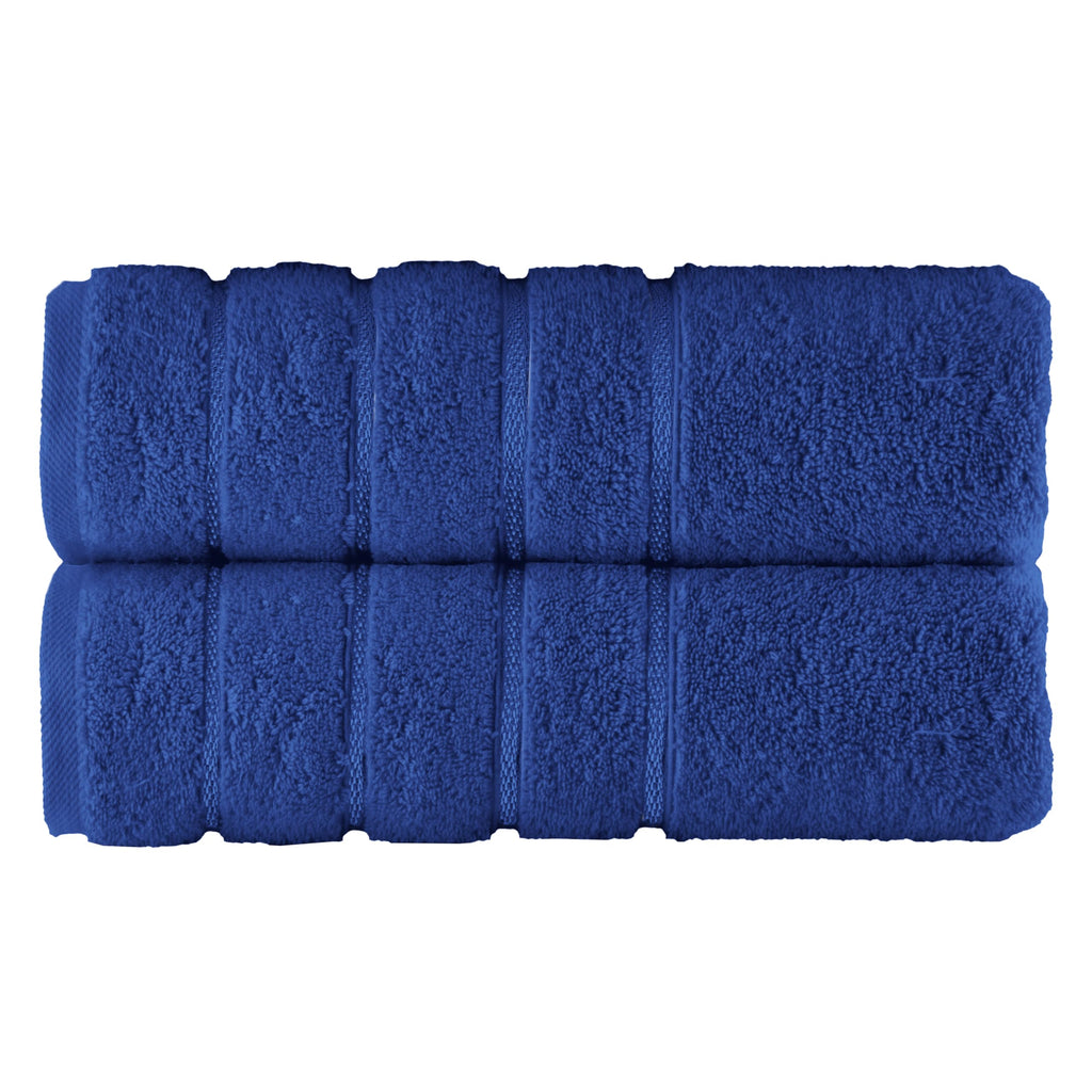 Elegant Comfort 4 Lines Viscose Stripe 6-Piece Premium Towel Set - 100% Turkish Cotton High Absorbent Luxury Bathroom Towels – Includes 2 Washcloths, 2 Hand Towels and 2 Bath Towels Set, Gold