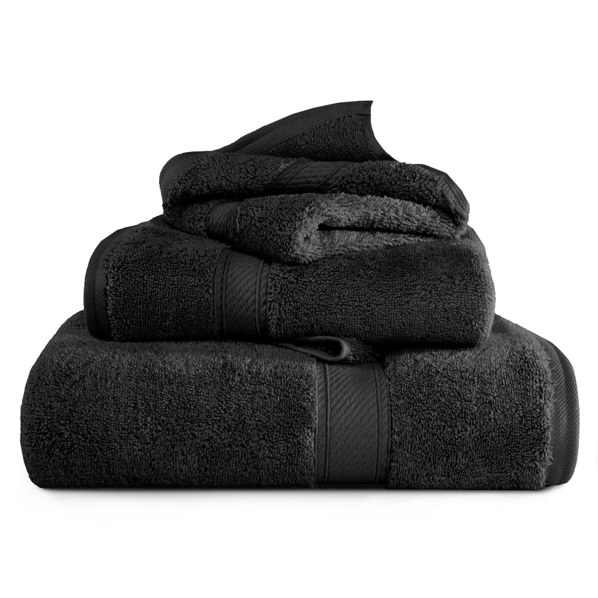 SUPERIOR Egyptian Cotton Plush & Absorbent, Hand Towel Set of 4, Cream