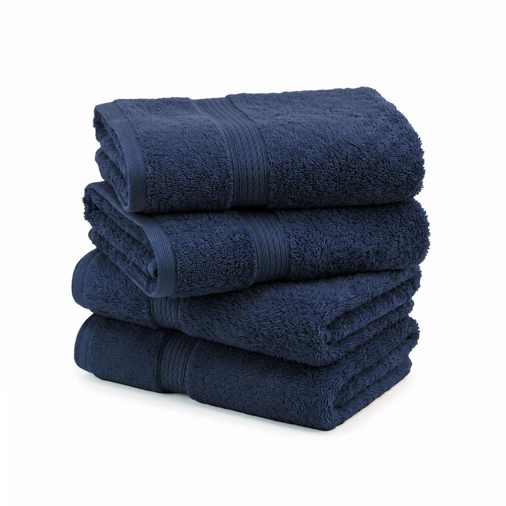 SUPERIOR Egyptian Cotton Plush & Absorbent, Hand Towel Set of 4, Cream