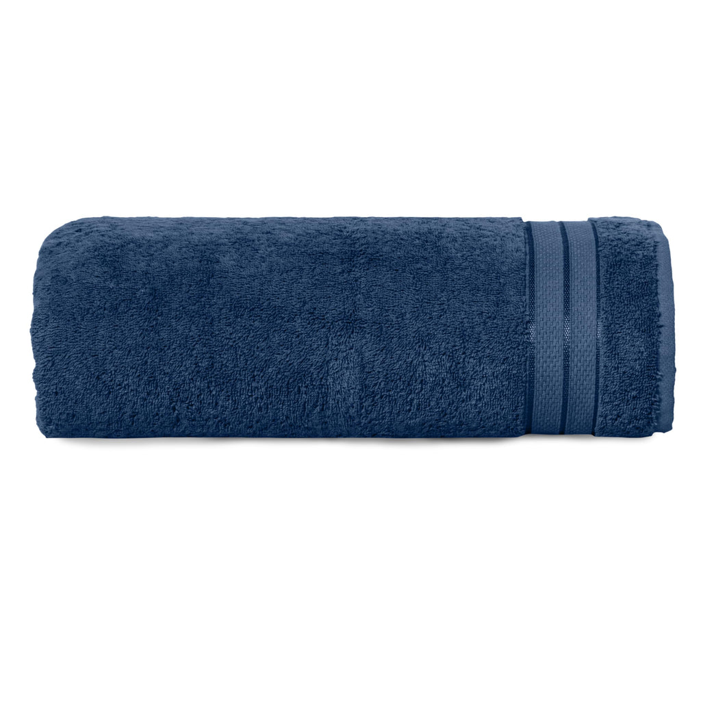 Elegant Comfort Luxury 6-Piece Towel Set, Premium Soft 100% Turkish Cotton, Three Line Popcorn Design 2 Bath Towels, 2 Hand Towels and 2 Washcloths Towel Set-Quick-Drying and Absorbent, Vibrant Orange