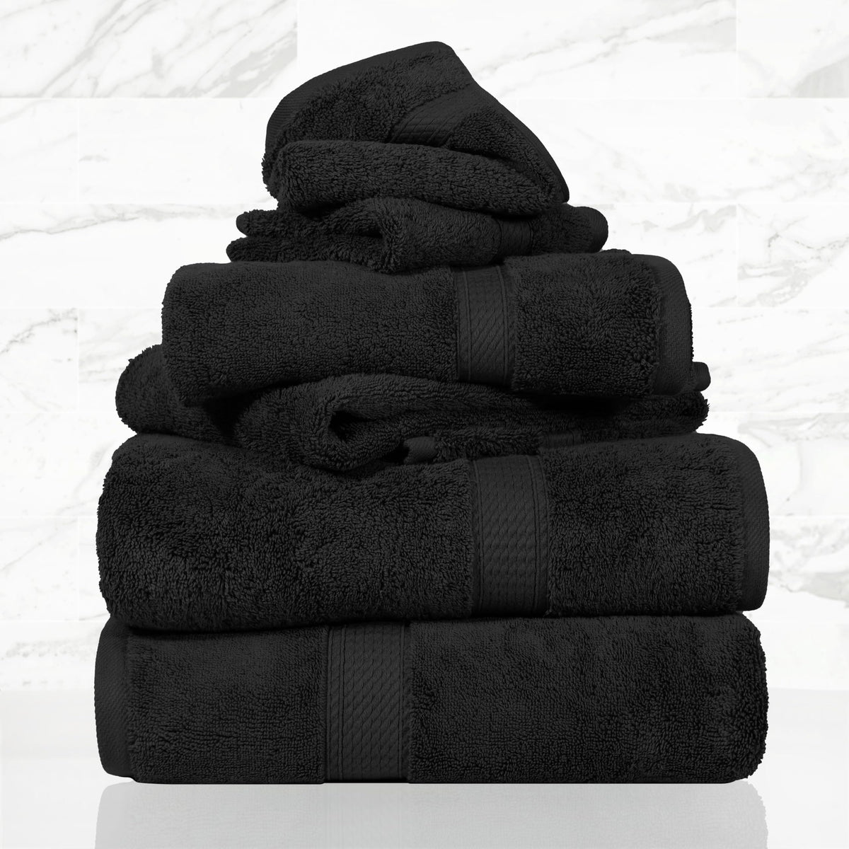 SUPERIOR Egyptian Cotton Plush & Absorbent, Hand Towel Set of 4, Cream