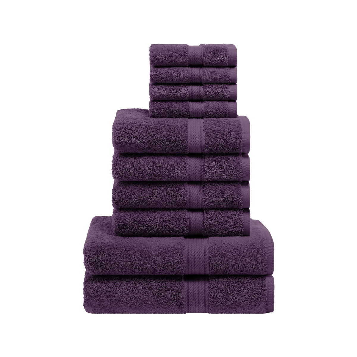 SUPERIOR Egyptian Cotton Plush & Absorbent, Hand Towel Set of 4, Cream