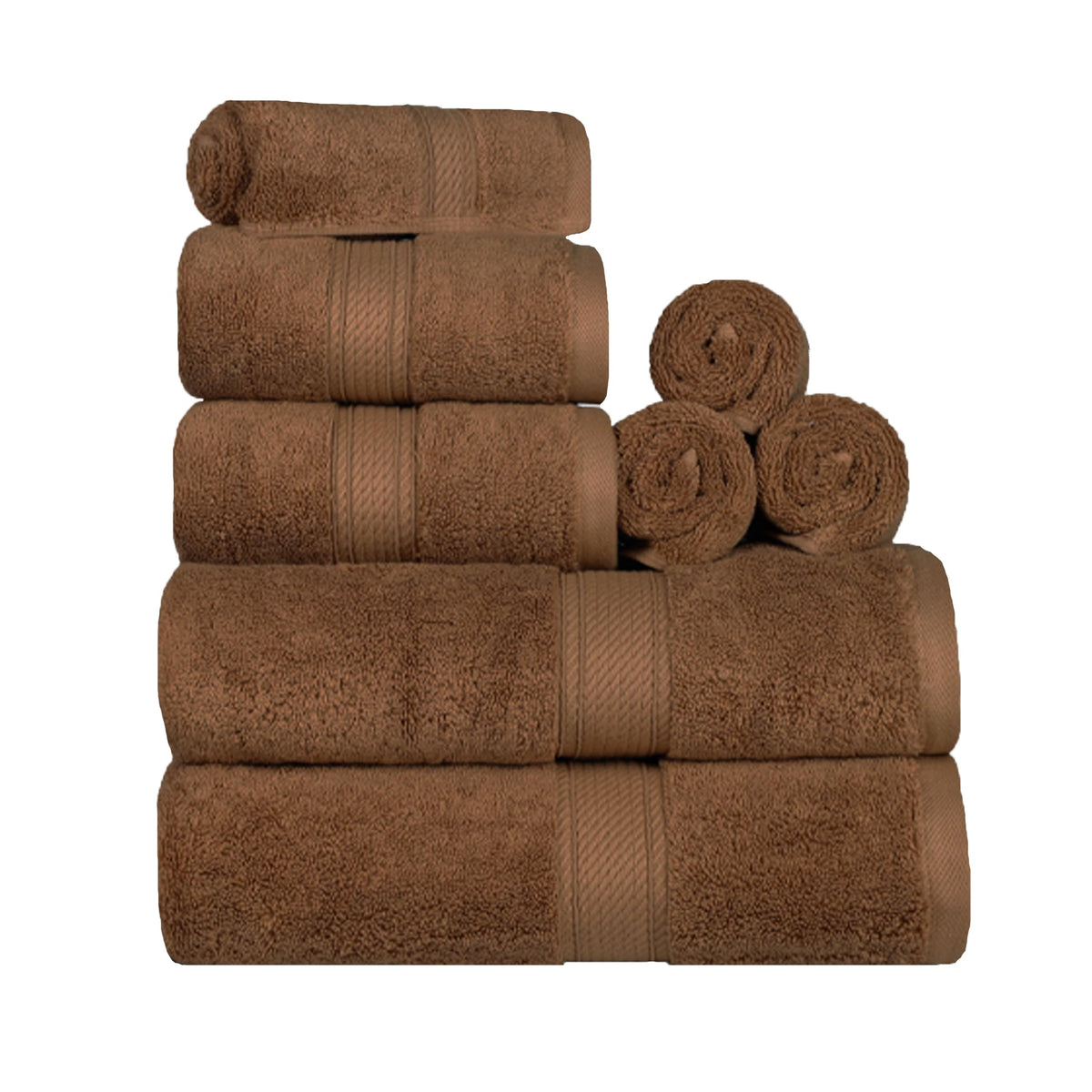 SUPERIOR Egyptian Cotton Plush & Absorbent, Hand Towel Set of 4, Cream