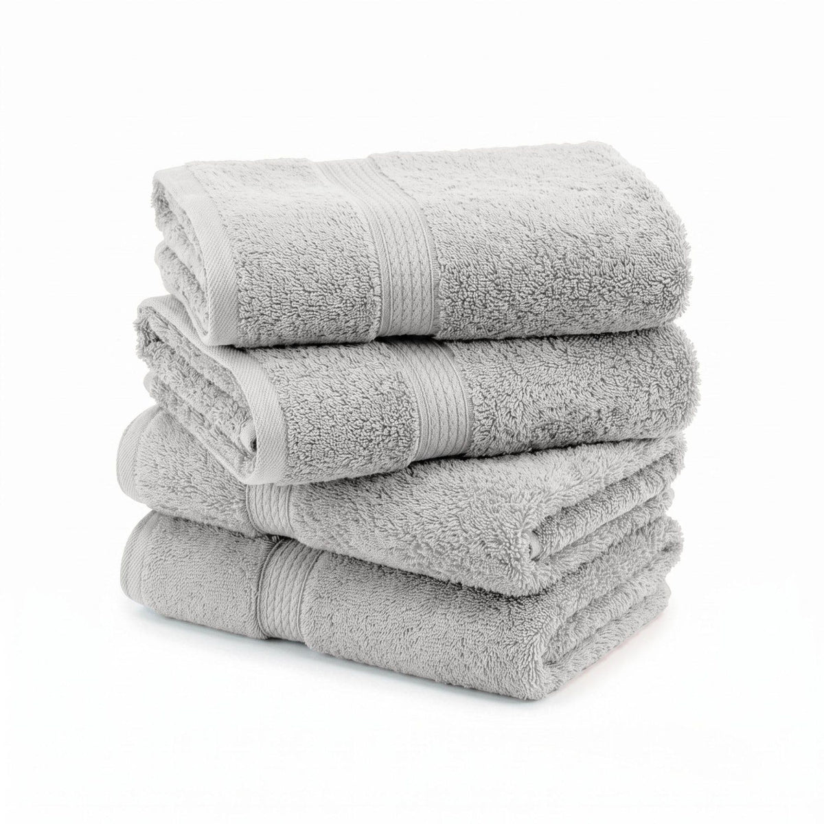 SUPERIOR Egyptian Cotton Plush & Absorbent, Hand Towel Set of 4, Cream