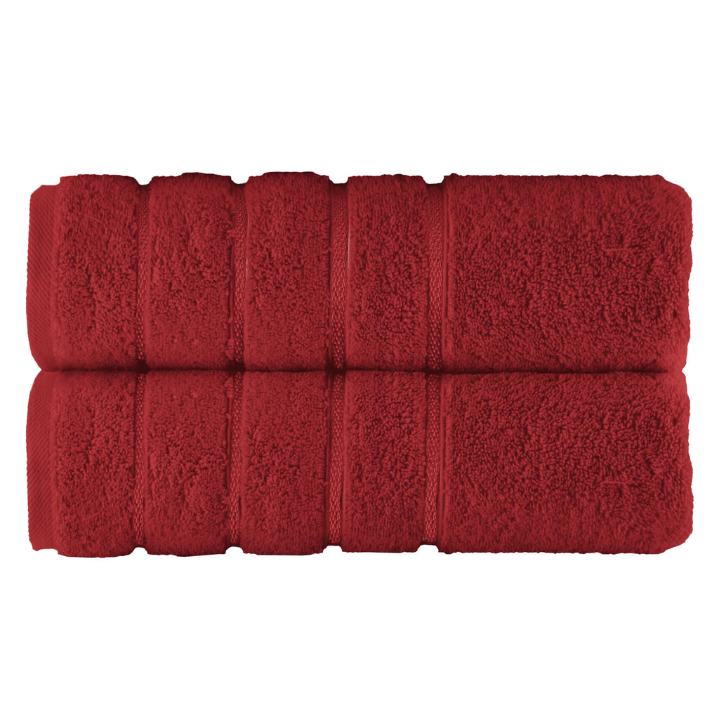 Elegant Comfort 4 Lines Viscose Stripe 6-Piece Premium Towel Set - 100% Turkish Cotton High Absorbent Luxury Bathroom Towels – Includes 2 Washcloths, 2 Hand Towels and 2 Bath Towels Set, Gold