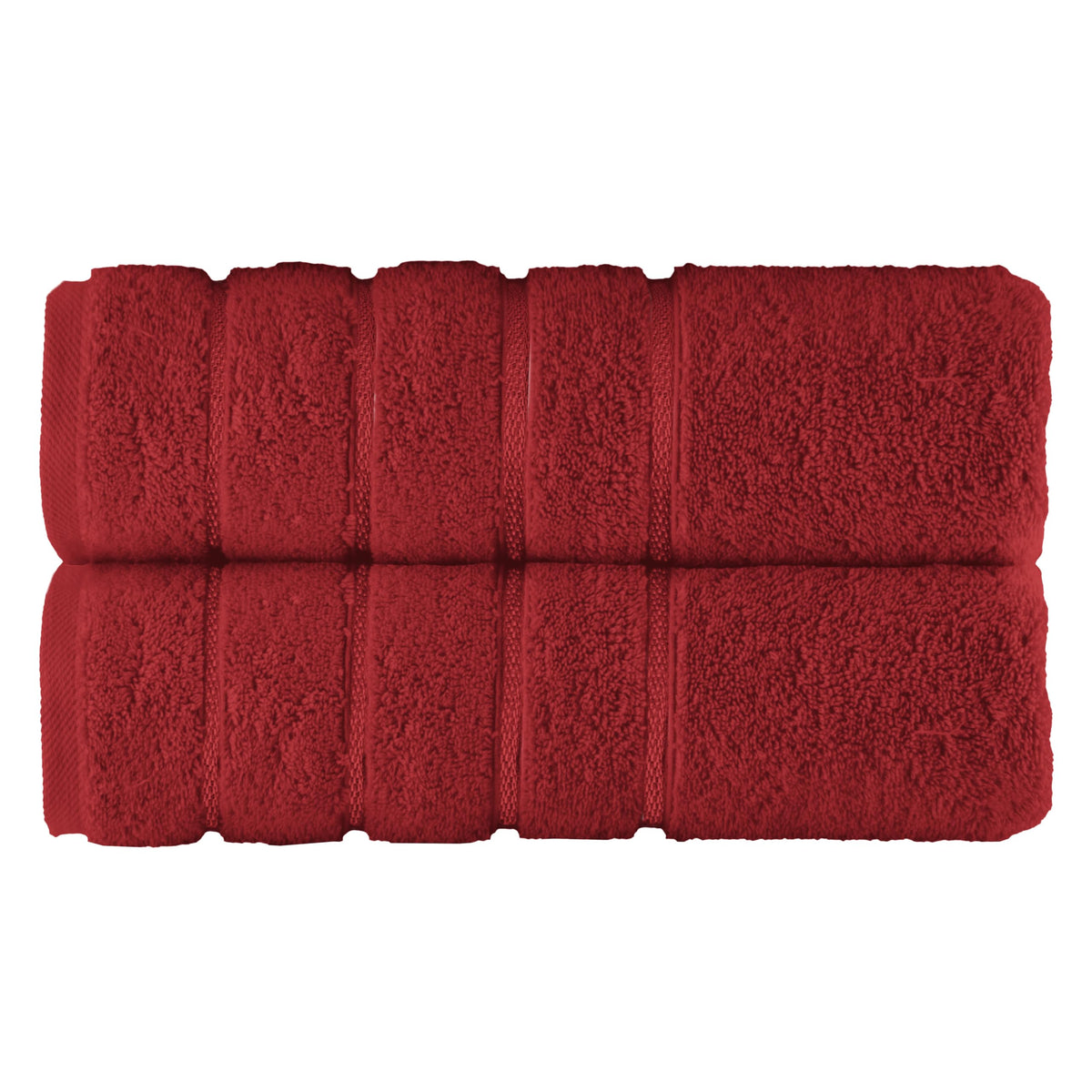 Elegant Comfort 4 Lines Viscose Stripe 6-Piece Premium Towel Set - 100% Turkish Cotton High Absorbent Luxury Bathroom Towels – Includes 2 Washcloths, 2 Hand Towels and 2 Bath Towels Set, Gold