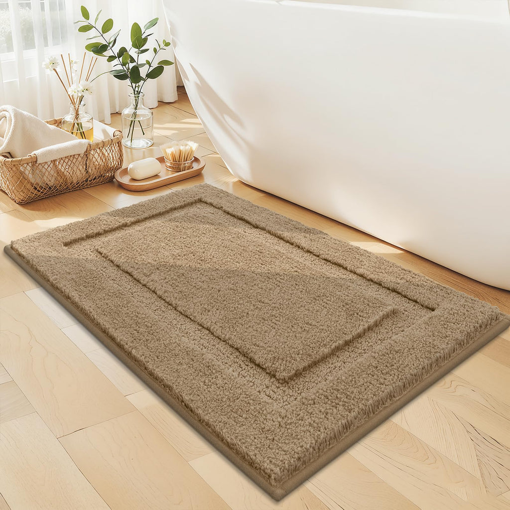 SHACOS Extra Soft Large Long Bathroom Runner Rug 60x24, White