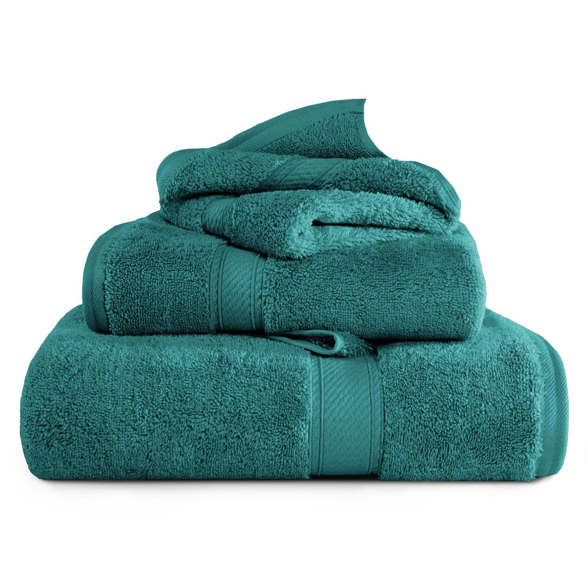 SUPERIOR Egyptian Cotton Plush & Absorbent, Hand Towel Set of 4, Cream