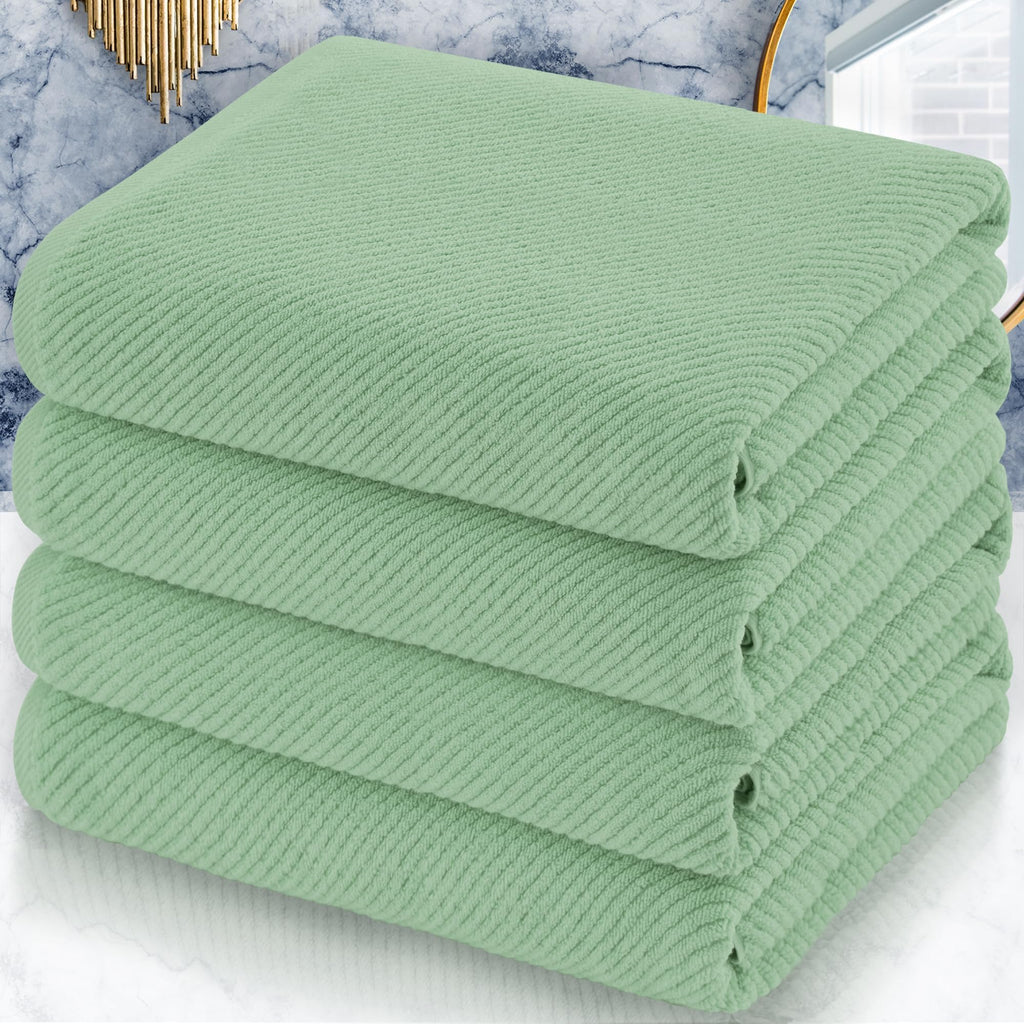 VOOVA & MOVAS Hand Towels for Barthroom, 18x28 in, Soft, Deep Turquoise