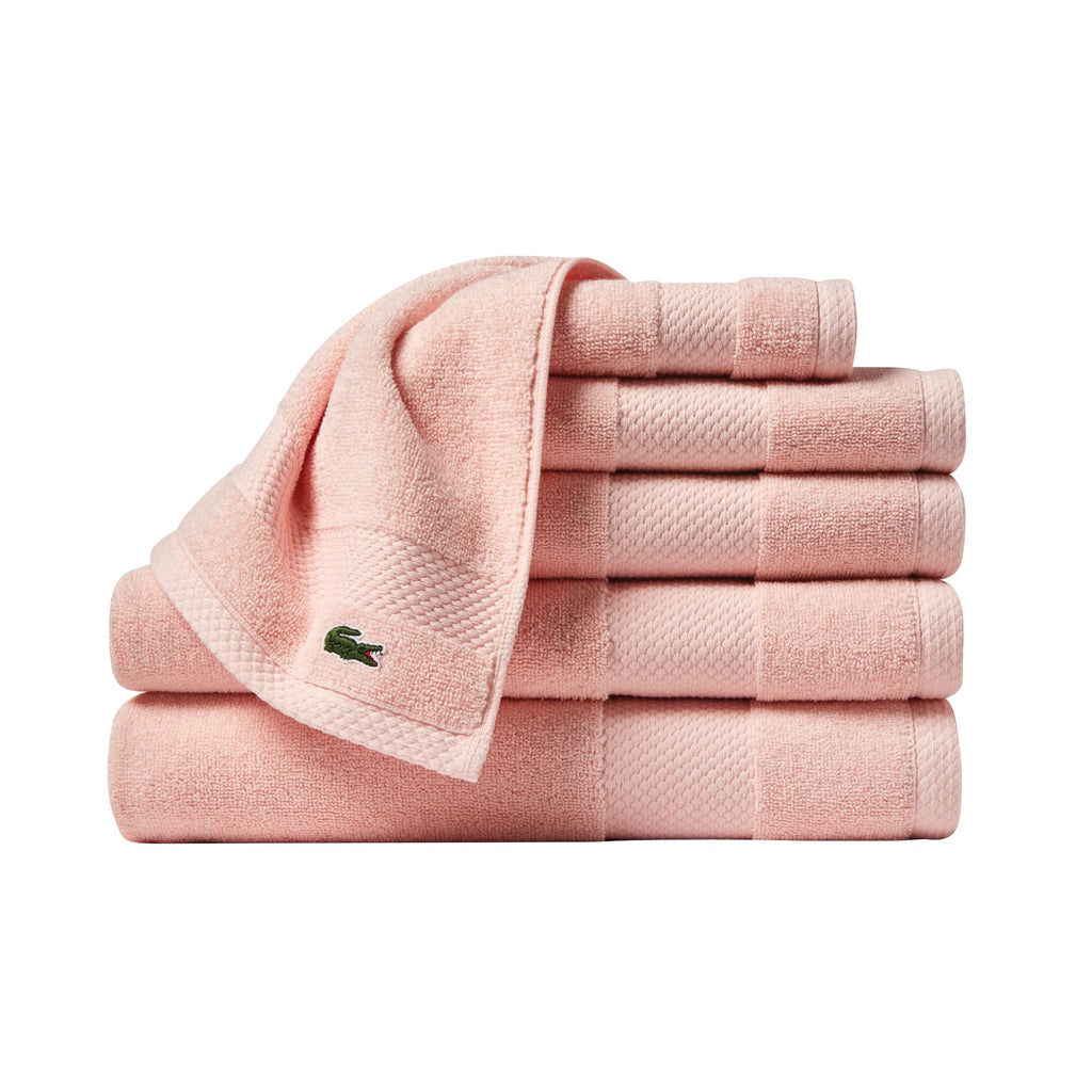 Lacoste Heritage 100% Supima Cotton Bath Towel 30" x 54", Celestial