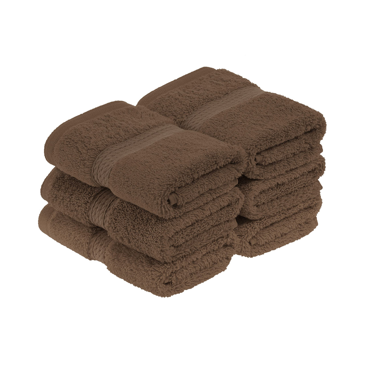 SUPERIOR Egyptian Cotton Plush & Absorbent, Hand Towel Set of 4, Cream