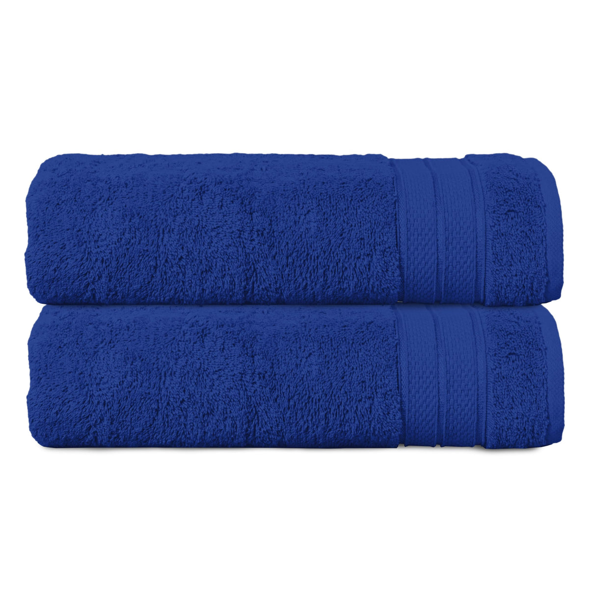 Elegant Comfort Luxury 6-Piece Towel Set, Premium Soft 100% Turkish Cotton, Three Line Popcorn Design 2 Bath Towels, 2 Hand Towels and 2 Washcloths Towel Set-Quick-Drying and Absorbent, Vibrant Orange