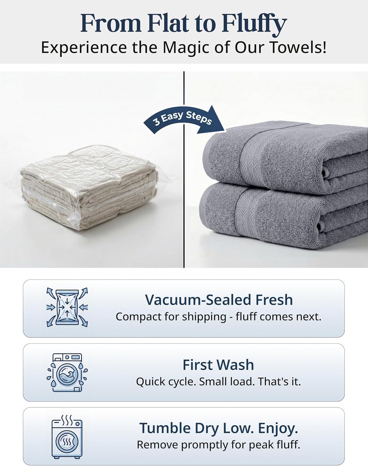 LANE LINEN 100% Cotton Bath Towel Set - 6 Pieces - Softer, Durable & Highly Absorbent - 2 Bath, 2 Wash cloths, 2 Hand Towels for Bathroom - Family Set, Premium Quality & OEKO-TEX Certified - Cool Grey