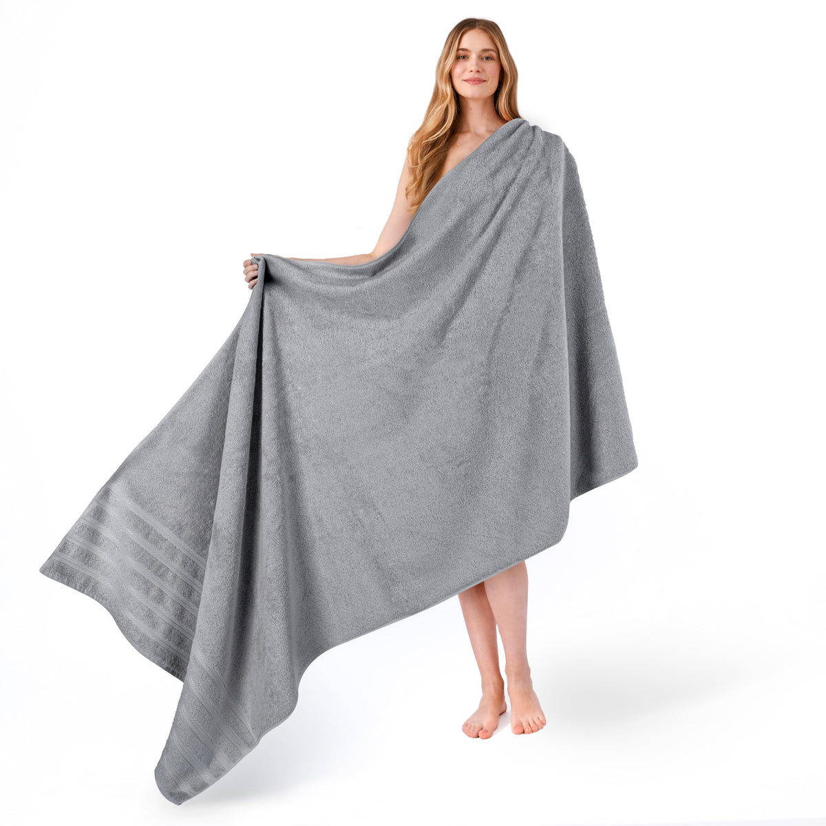 American Soft Linen 100% Cotton Luxury Turkish Towels, 6 Piece Towel Set