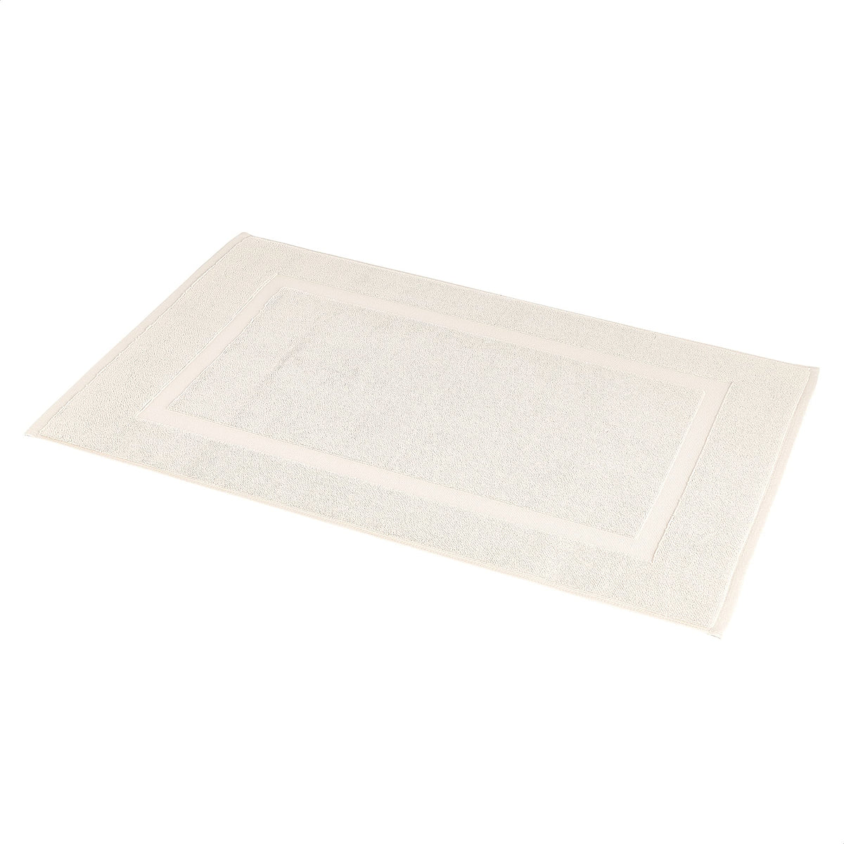 Amazon Basics Banded Bathroom Bath Rug Mat, Machine Washable, 100% Cotton, 31" x 20", Powder Gray