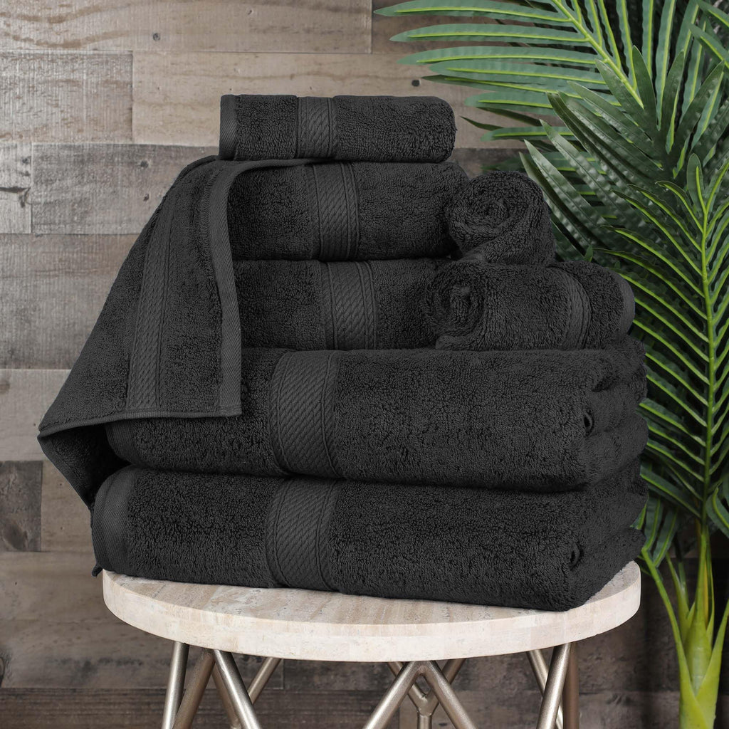 SUPERIOR Egyptian Cotton Plush & Absorbent, Hand Towel Set of 4, Cream