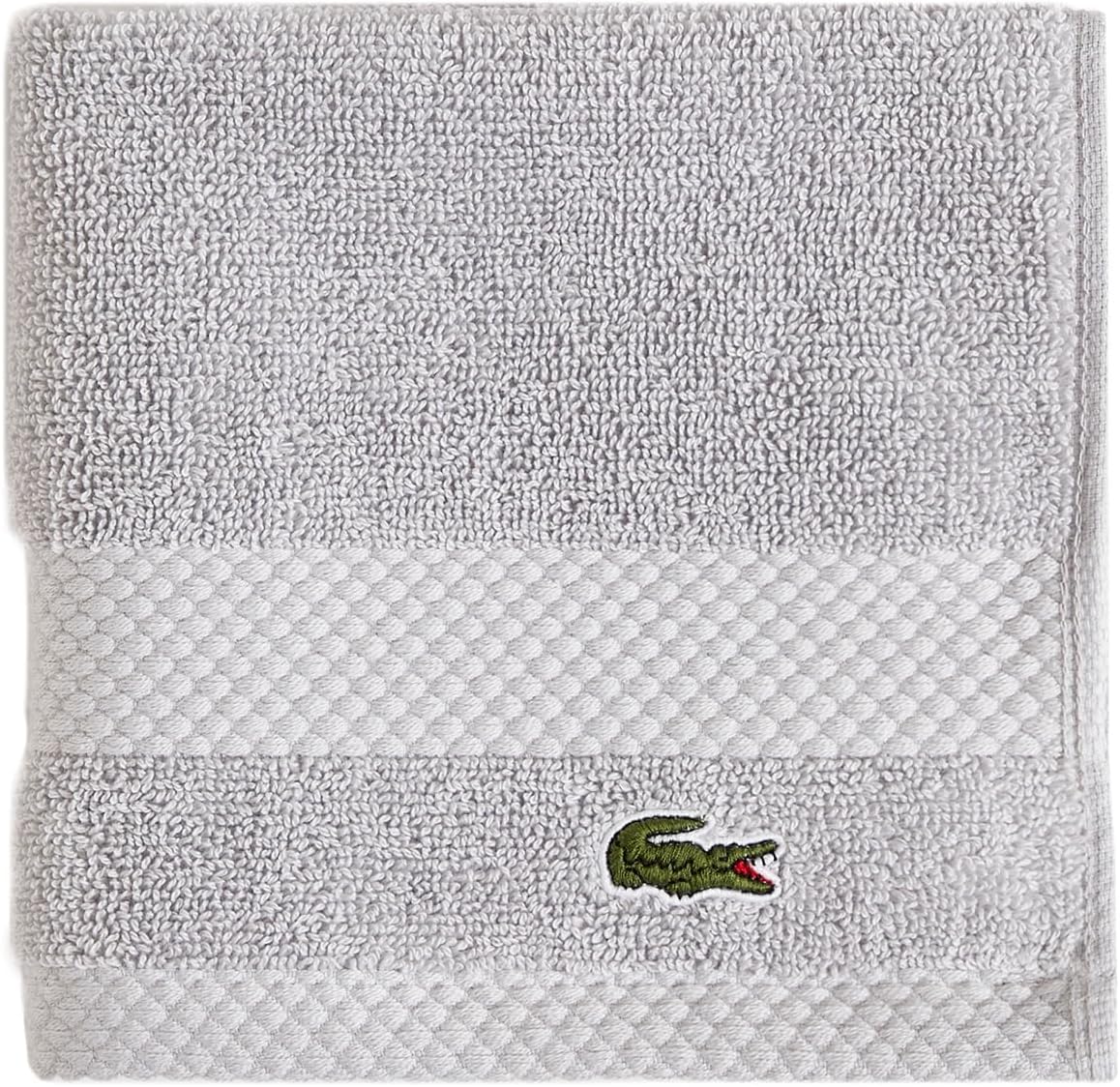 Lacoste Heritage 100% Supima Cotton Bath Towel 30" x 54", Celestial