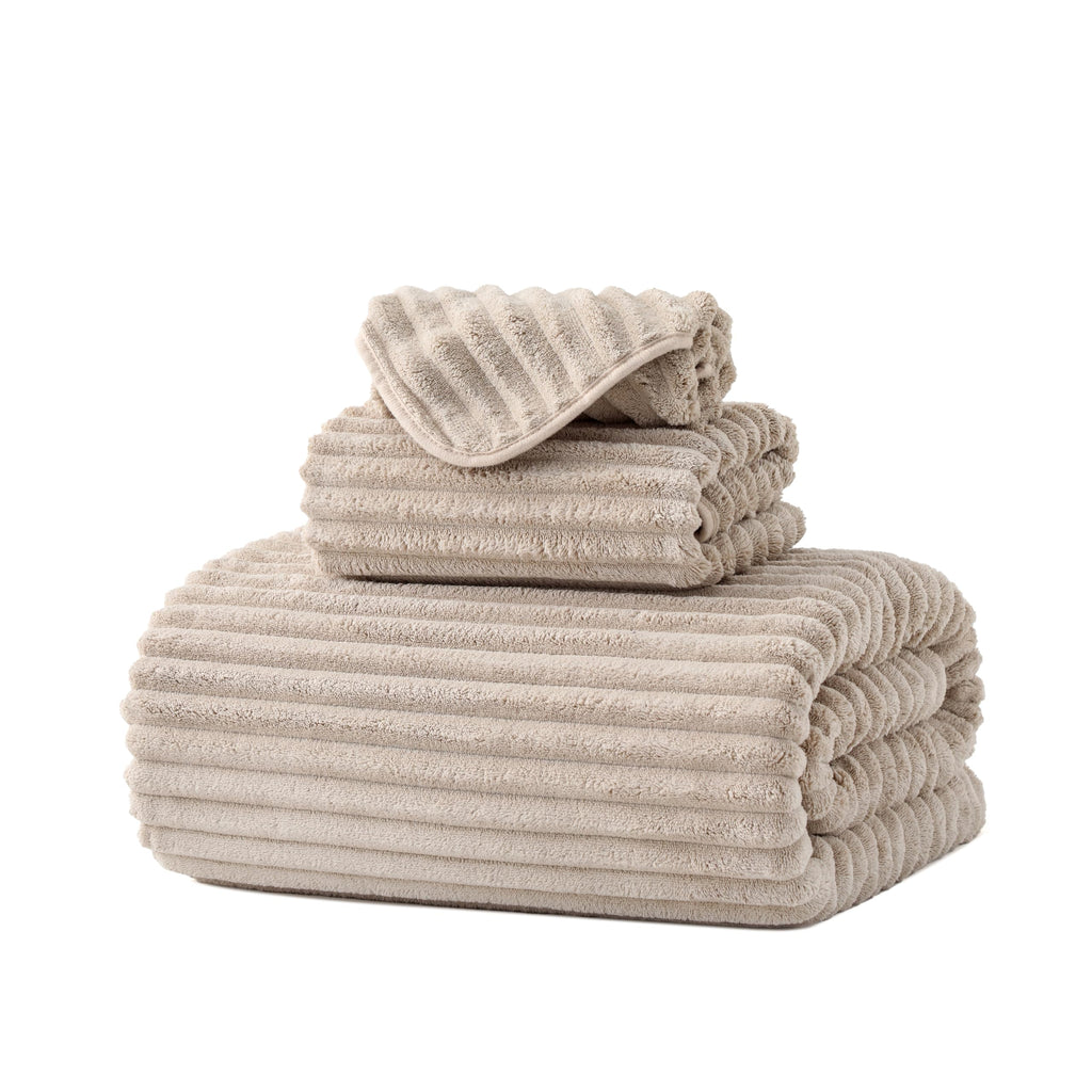 6 PC Bath Towel Set, 40"x80" Oversized Bath Sheets, Olive Green