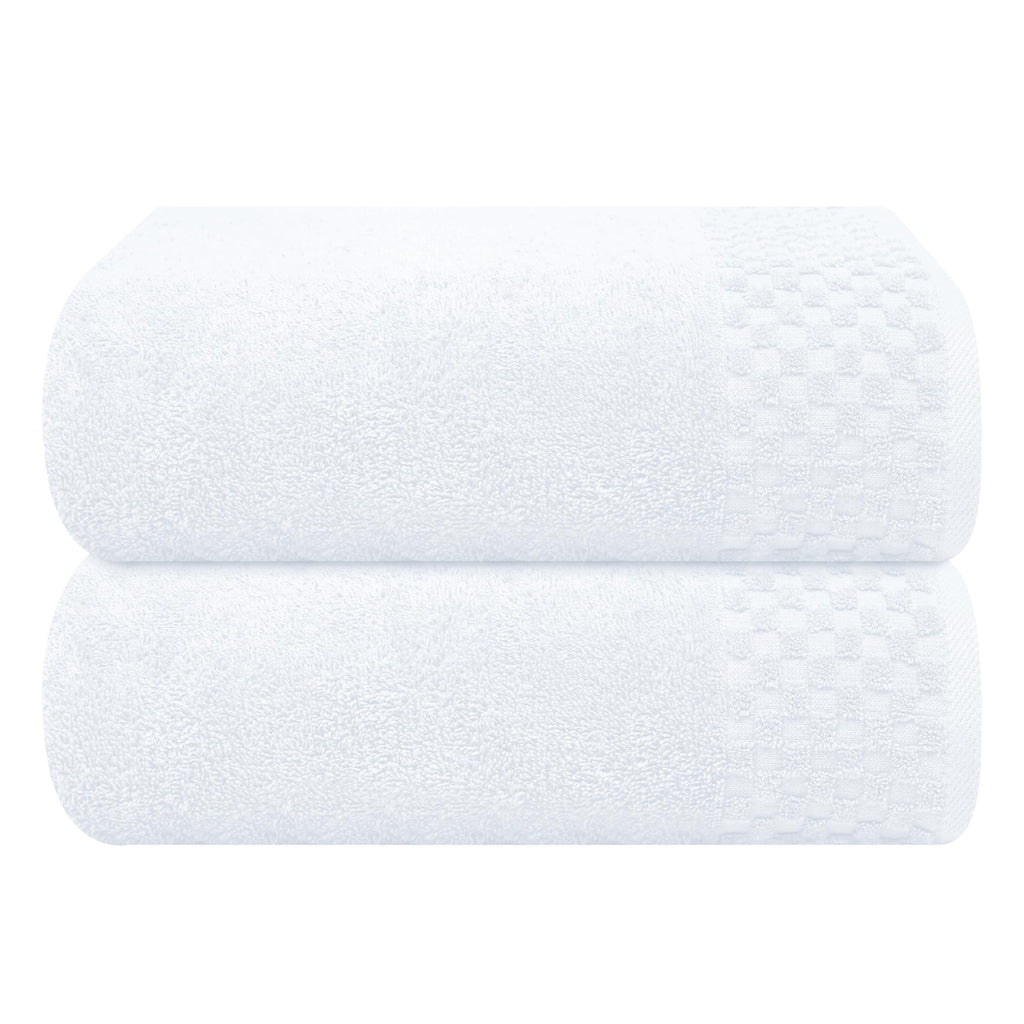 MyOwn Premium Cotton 6 Pack Towel Set for Bathroom, Contains 2 Bath Towels 28x55 inch, 2 Hand Towels 16x24 inch & 2 Wash Coths 12x12 inch, Ideal Everyday use, Compact & Lightweight - Black