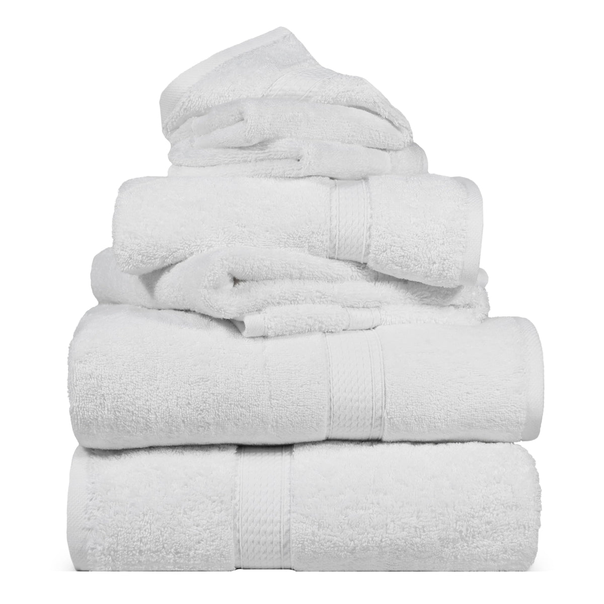 SUPERIOR Egyptian Cotton Plush & Absorbent, Hand Towel Set of 4, Cream