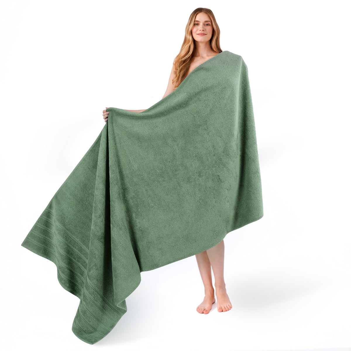 American Soft Linen 100% Cotton Luxury Turkish Towels, 6 Piece Towel Set