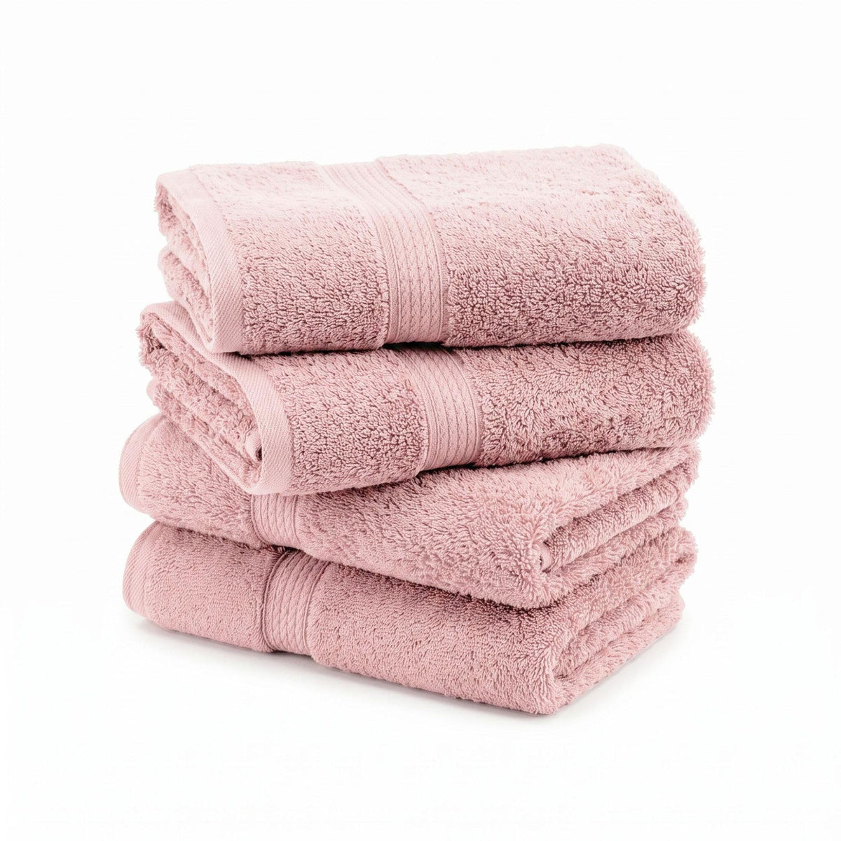 SUPERIOR Egyptian Cotton Plush & Absorbent, Hand Towel Set of 4, Cream