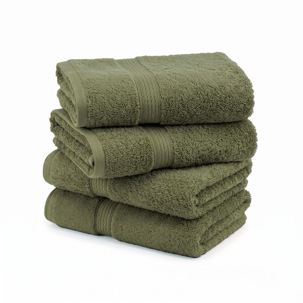 SUPERIOR Egyptian Cotton Plush & Absorbent, Hand Towel Set of 4, Cream