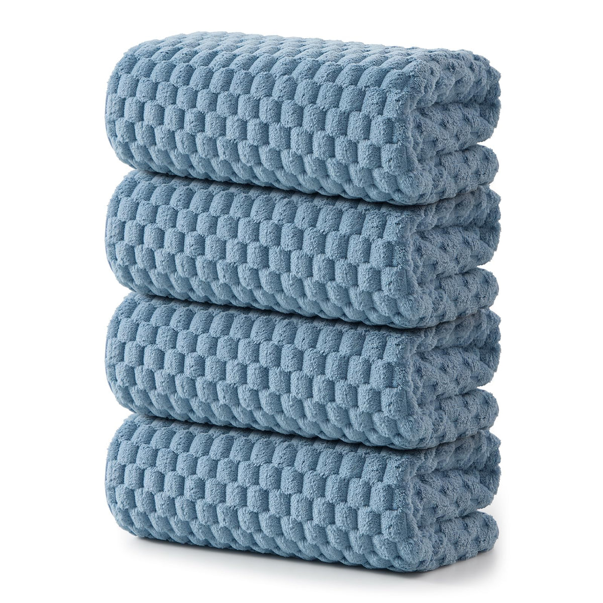 REDKISS 4 Pack Microfiber Bath Towels, Quick Dry, Super Soft, 27"x55"