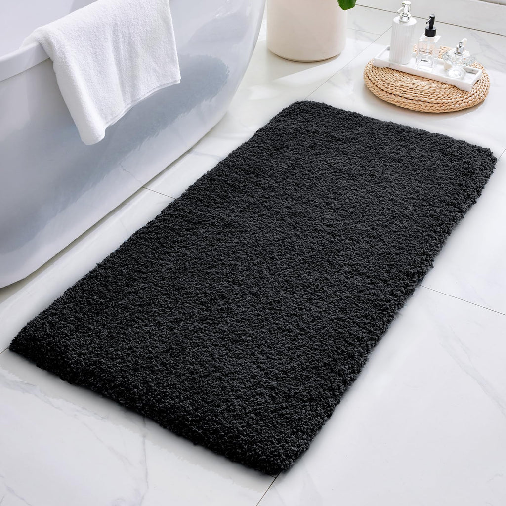 ILANGO Bathroom Rugs 24" × 17", Extra Soft Absorbent Microfiber Bath Rugs