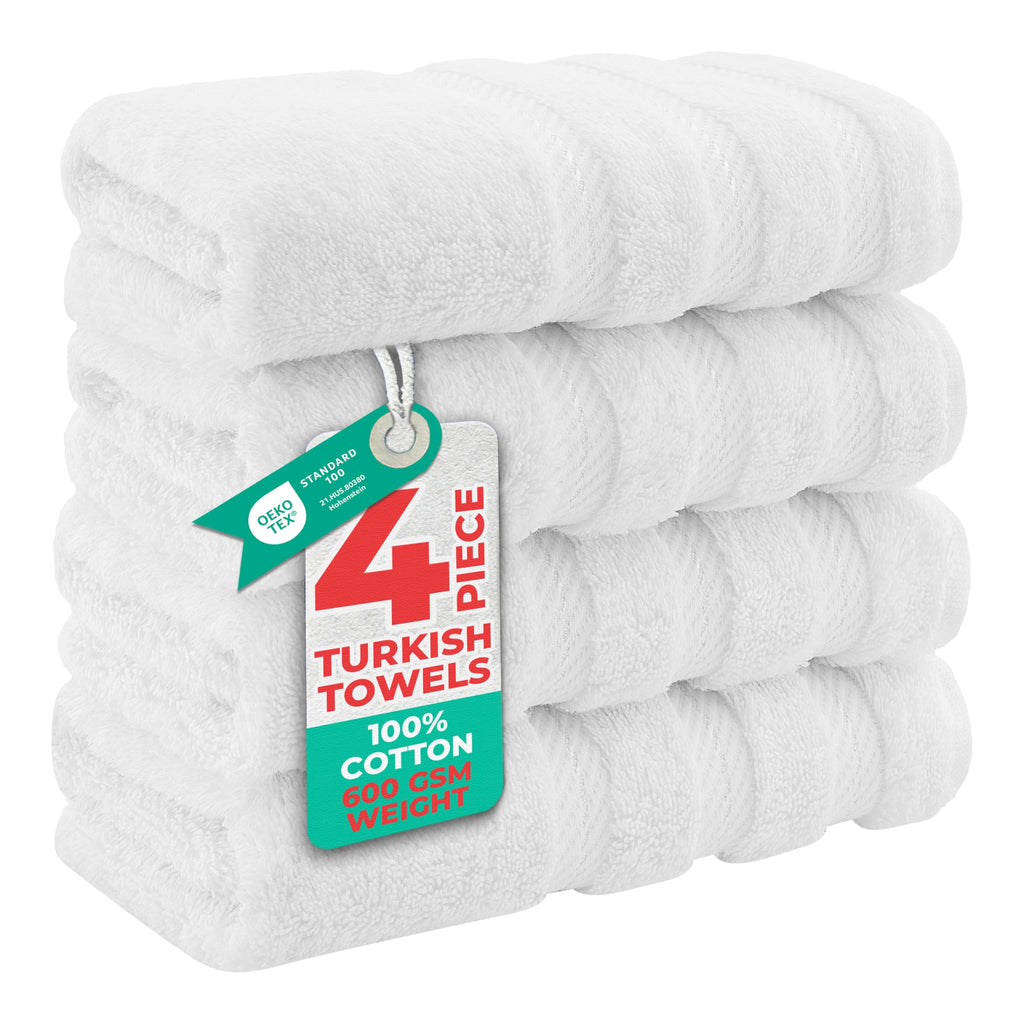 American Soft Linen 100% Cotton Luxury Turkish Towels, 6 Piece Towel Set