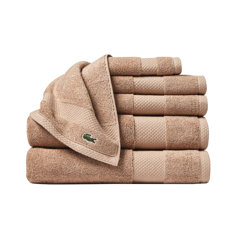 Lacoste Heritage 100% Supima Cotton Bath Towel 30" x 54", Celestial