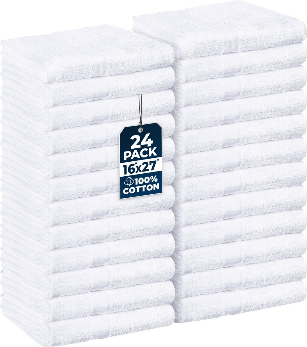 Utopia Towels Salon Towels, Pack of 12, 16x27 in, 100% Cotton, Grey