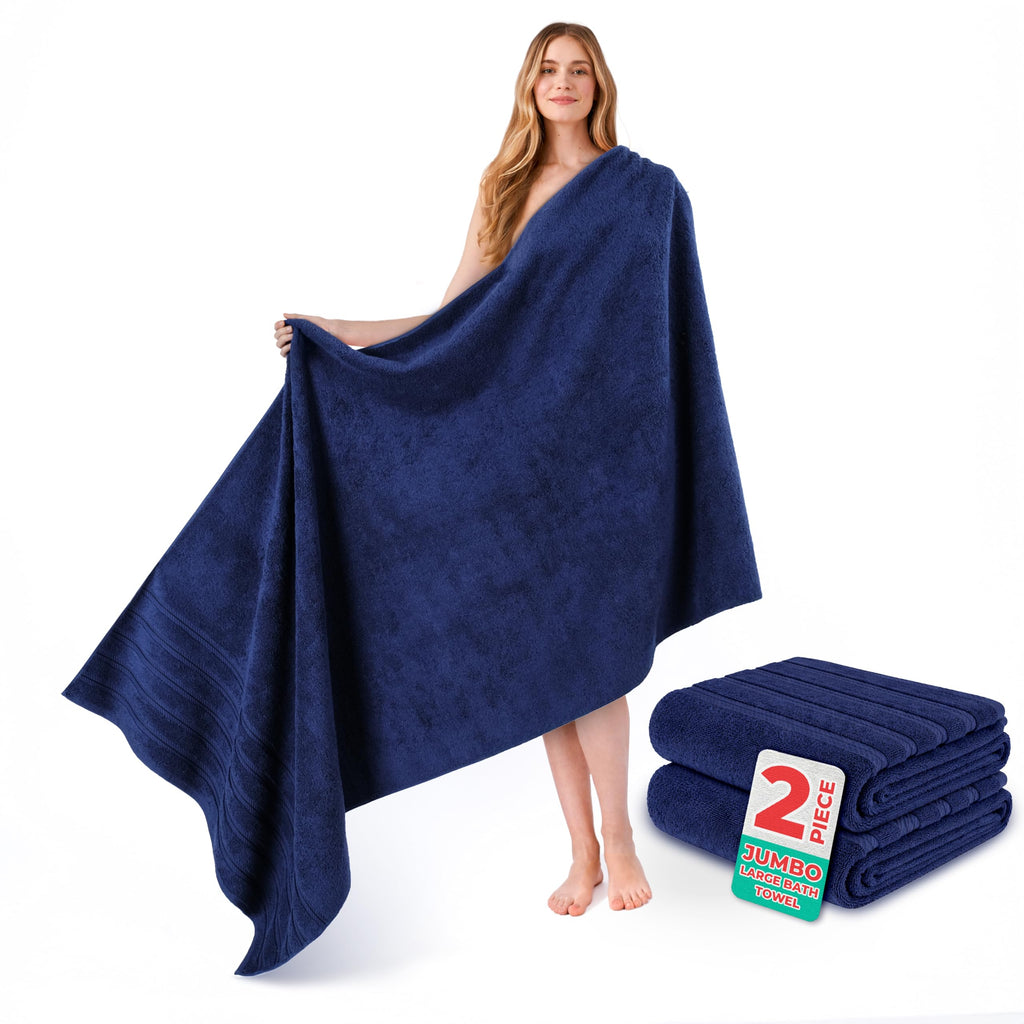 American Soft Linen 100% Cotton Luxury Turkish Towels, 4 PC Bath Towel Set