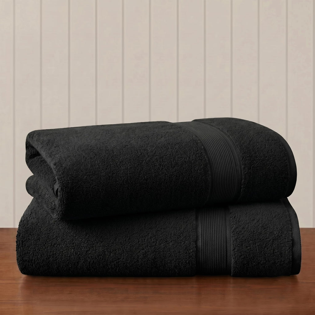 Madison Park 800GSM 100% Cotton Bathroom Bath Towel Set of 8, Cream