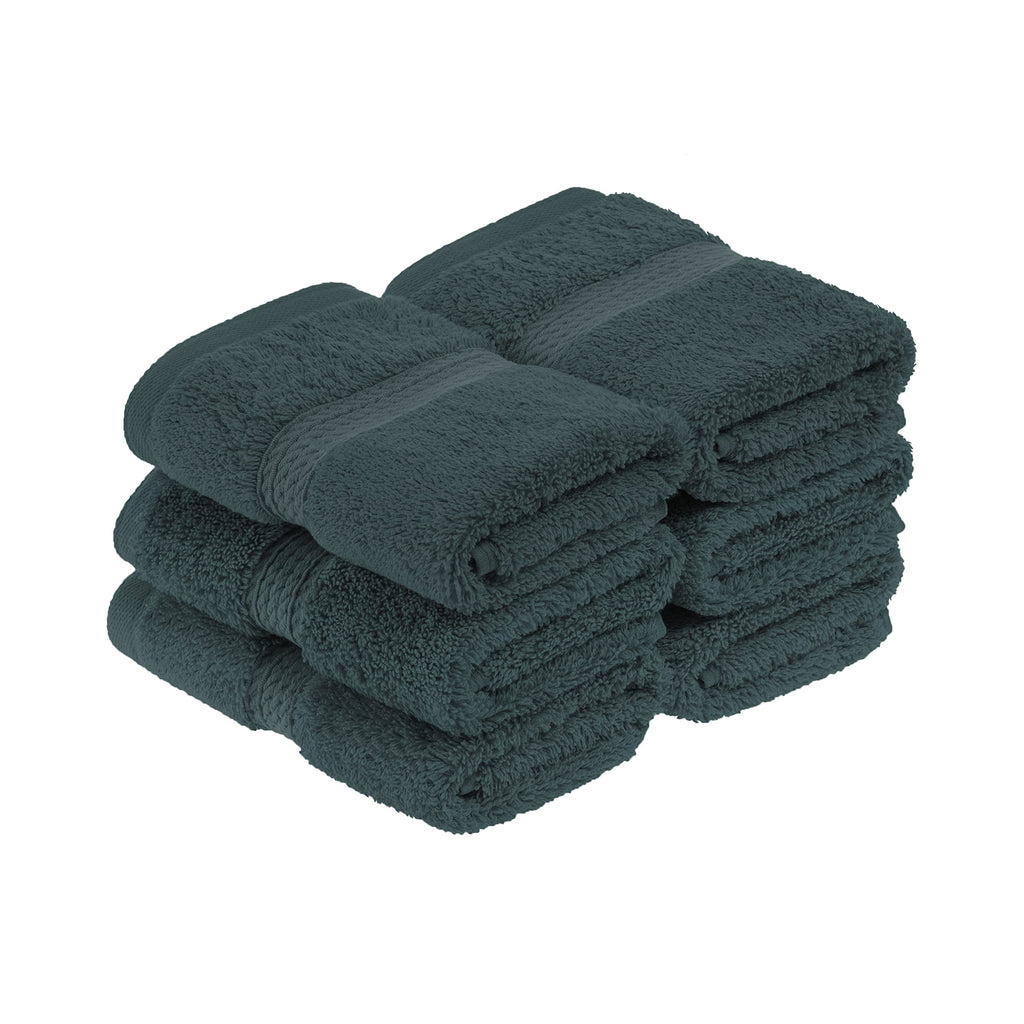 SUPERIOR Egyptian Cotton Plush & Absorbent, Hand Towel Set of 4, Cream