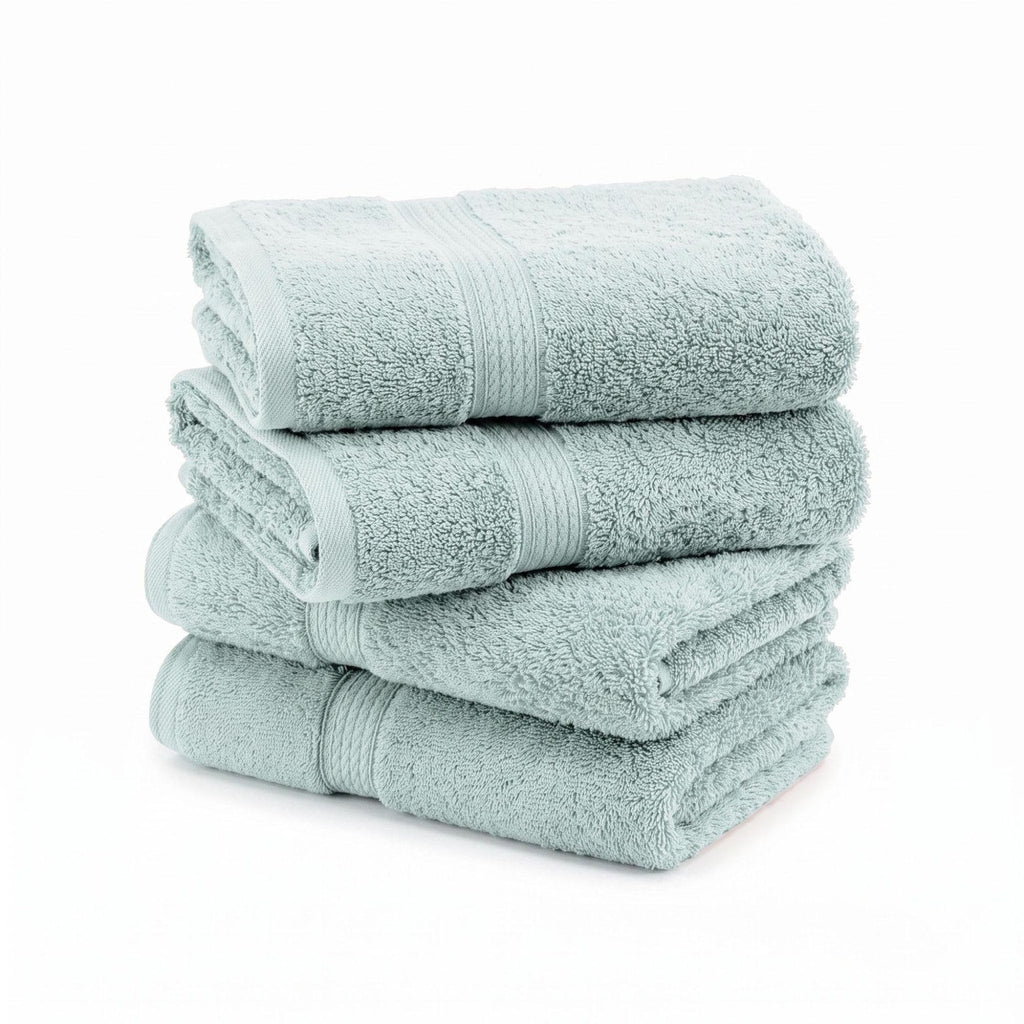 SUPERIOR Egyptian Cotton Plush & Absorbent, Hand Towel Set of 4, Cream