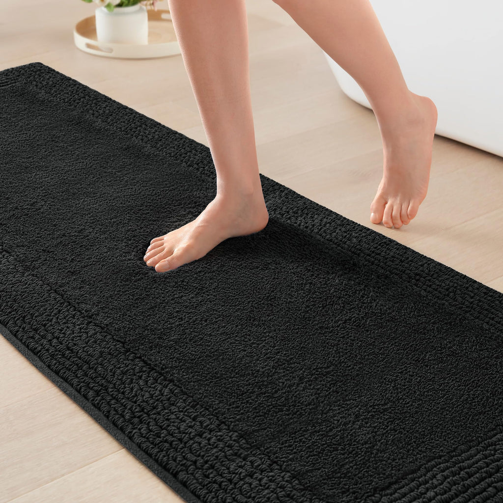 Madison Park Splendor Reversible 100% Cotton Bath Rug, 24 x 36, White