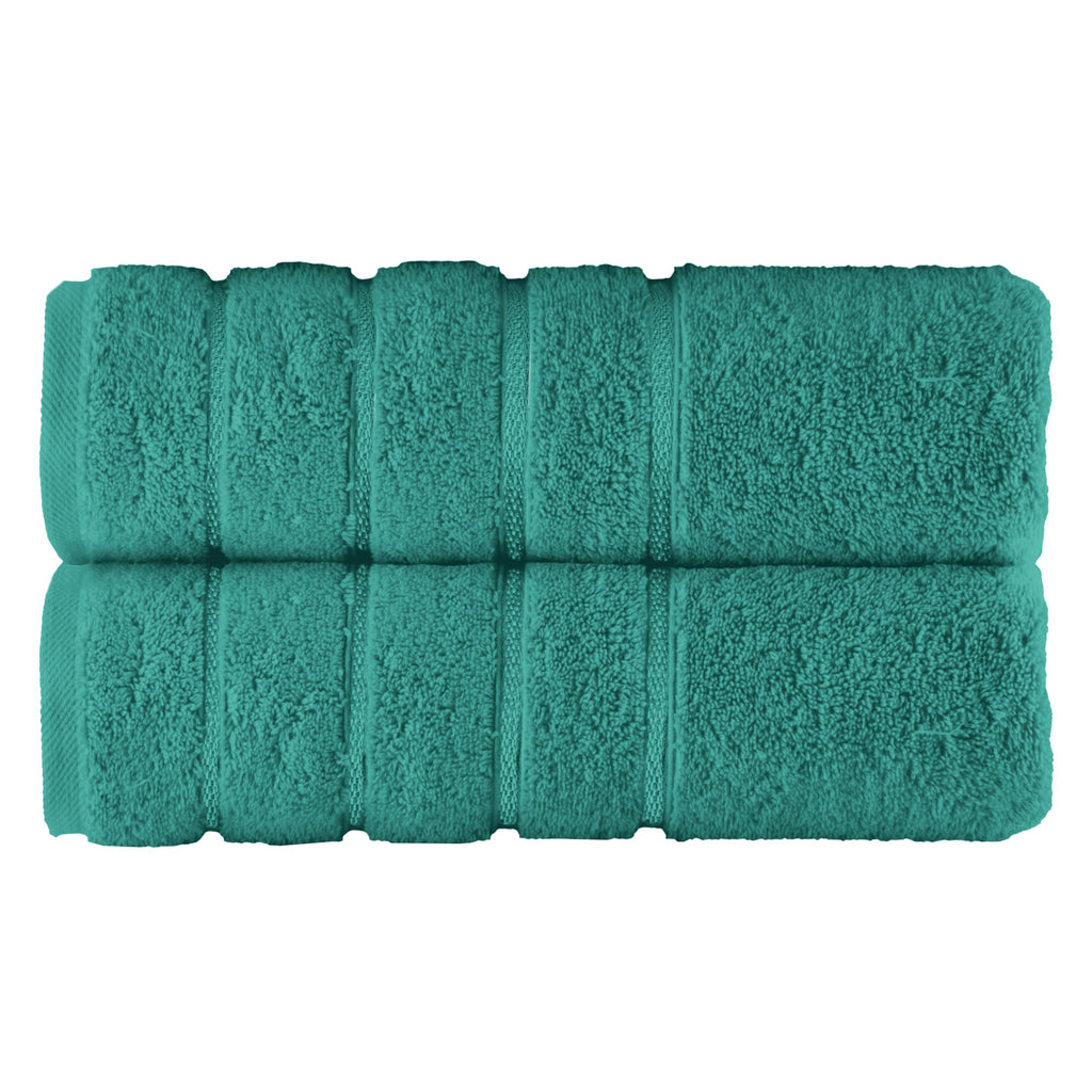 Elegant Comfort 4 Lines Viscose Stripe 6-Piece Premium Towel Set - 100% Turkish Cotton High Absorbent Luxury Bathroom Towels – Includes 2 Washcloths, 2 Hand Towels and 2 Bath Towels Set, Gold