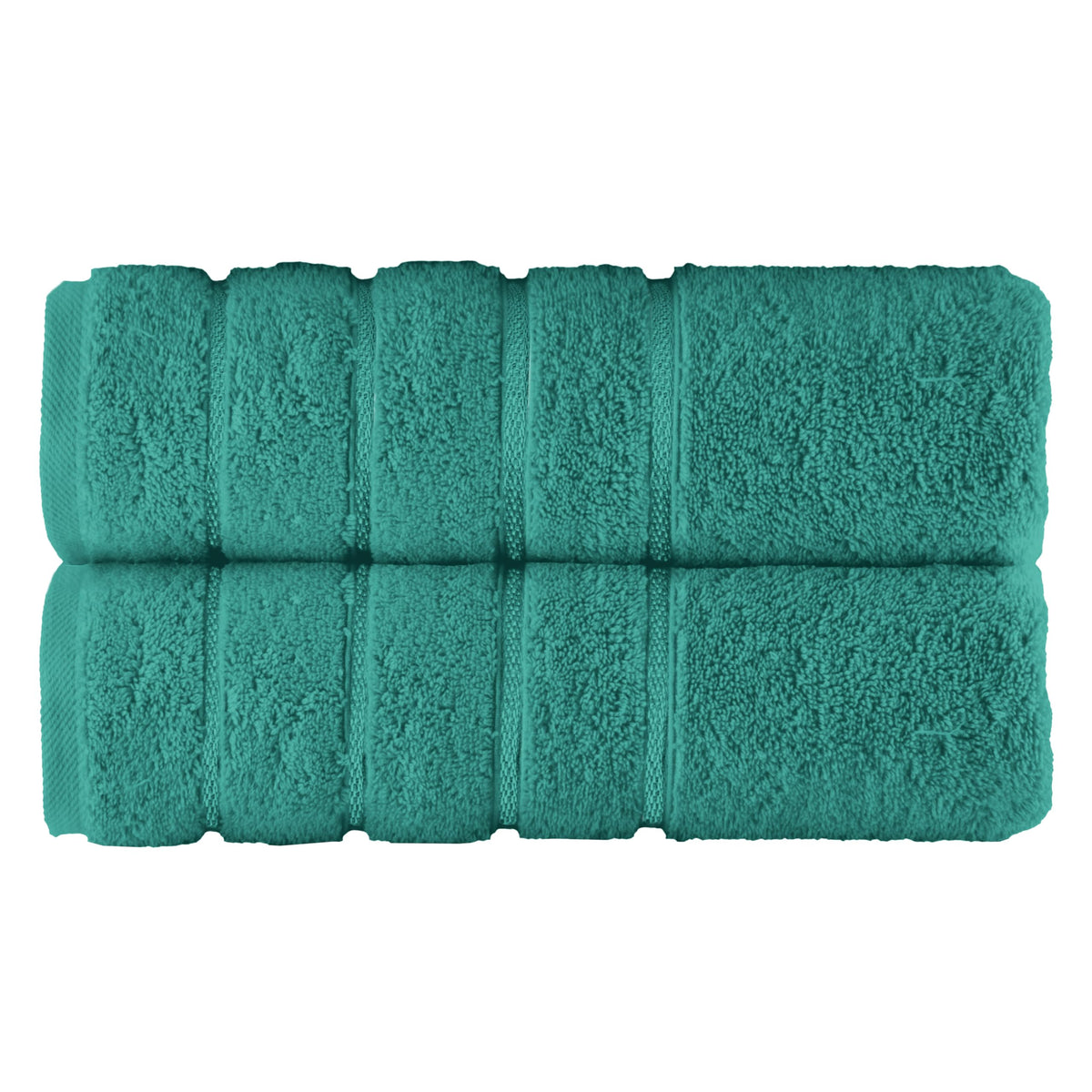 Elegant Comfort 4 Lines Viscose Stripe 6-Piece Premium Towel Set - 100% Turkish Cotton High Absorbent Luxury Bathroom Towels – Includes 2 Washcloths, 2 Hand Towels and 2 Bath Towels Set, Gold