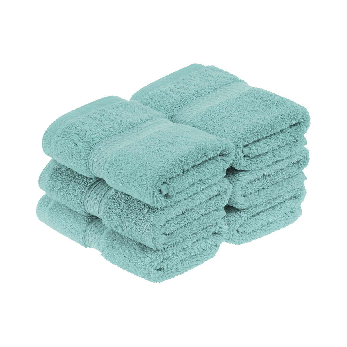 SUPERIOR Egyptian Cotton Plush & Absorbent, Hand Towel Set of 4, Cream