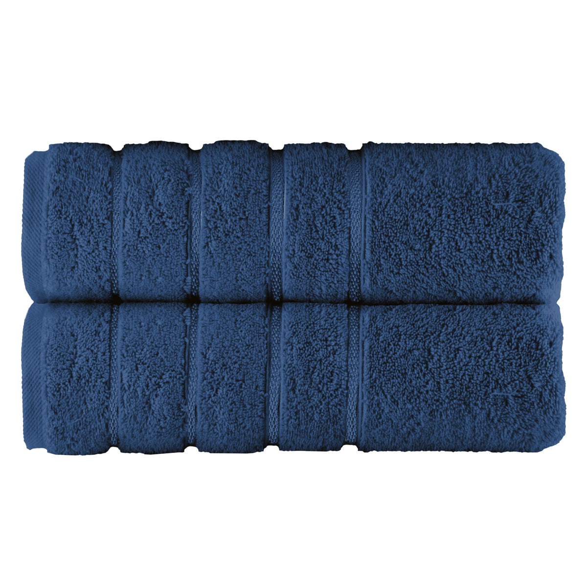 Elegant Comfort 4 Lines Viscose Stripe 6-Piece Premium Towel Set - 100% Turkish Cotton High Absorbent Luxury Bathroom Towels – Includes 2 Washcloths, 2 Hand Towels and 2 Bath Towels Set, Gold