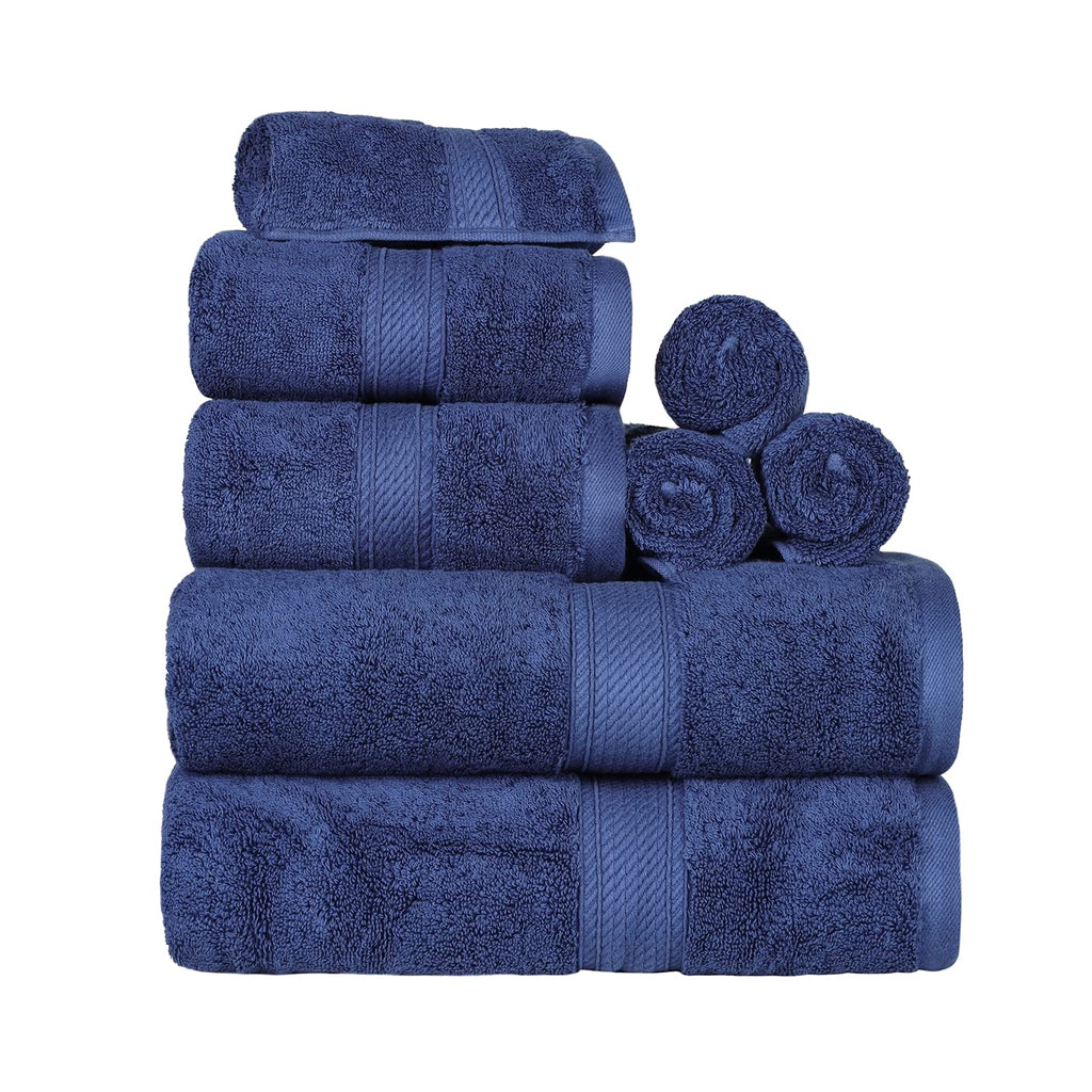 SUPERIOR Egyptian Cotton Plush & Absorbent, Hand Towel Set of 4, Cream