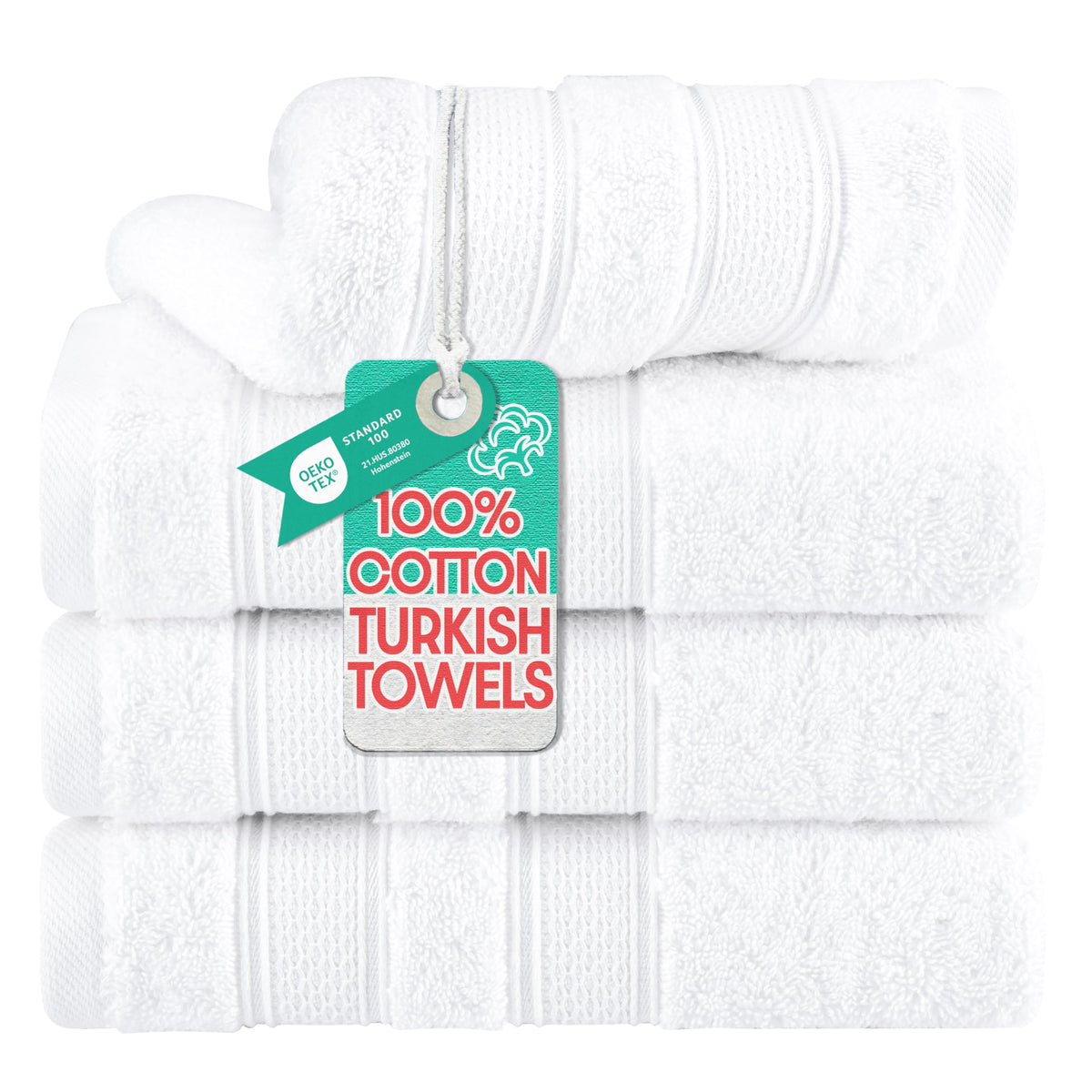 American Soft Linen Salem Turkish Bath Towel Set, 100% Cotton 600 GSM 6 Piece Towels for Bathroom, 2 Bath Towels 2 Hand Towels 2 Washcloths, Navy Blue