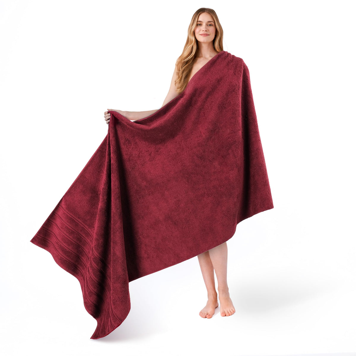 American Soft Linen 100% Cotton Luxury Turkish Towels, 6 Piece Towel Set