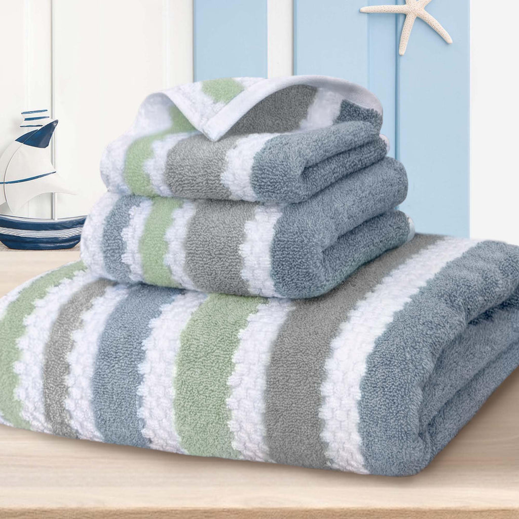 VOOVA & MOVAS Hand Towels for Barthroom, 18x28 in, Soft, Deep Turquoise