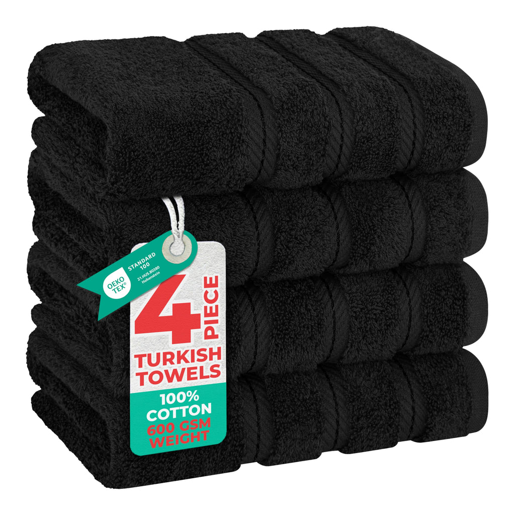 American Soft Linen 100% Cotton Luxury Turkish Towels, 6 Piece Towel Set