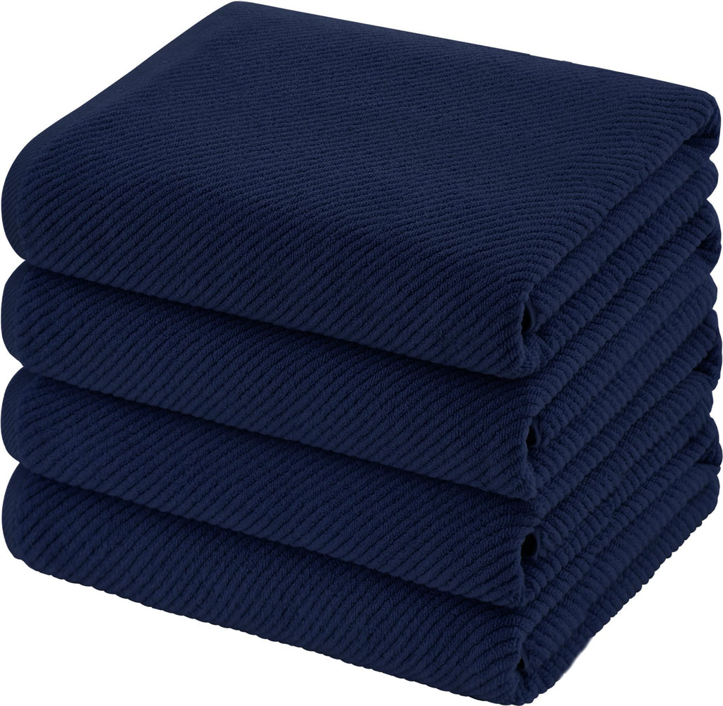 VOOVA & MOVAS Hand Towels for Barthroom, 18x28 in, Soft, Deep Turquoise