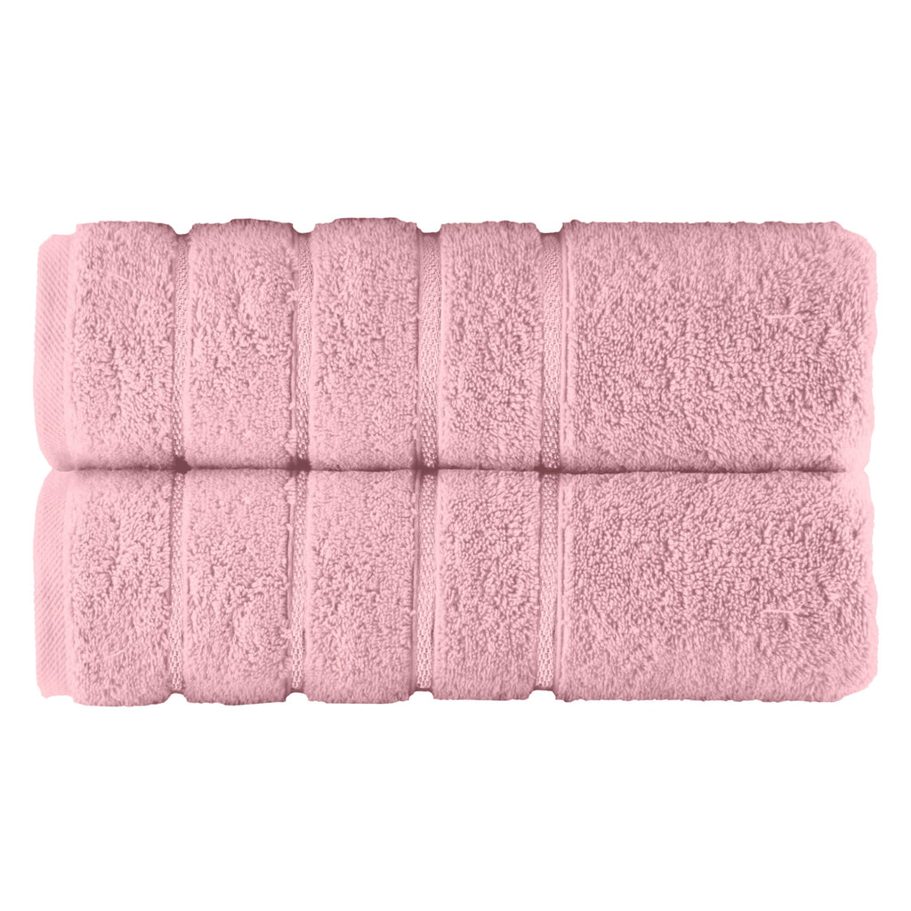 Elegant Comfort 4 Lines Viscose Stripe 6-Piece Premium Towel Set - 100% Turkish Cotton High Absorbent Luxury Bathroom Towels – Includes 2 Washcloths, 2 Hand Towels and 2 Bath Towels Set, Gold